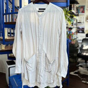 RageBlue Japan White Button-Up Cardigan – Men’s L